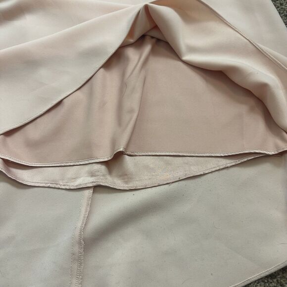 Eliza J Ruffle Bodice Cold Shoulder Formal Gown Womens Size 6 Light Pink - Picture 15 of 16